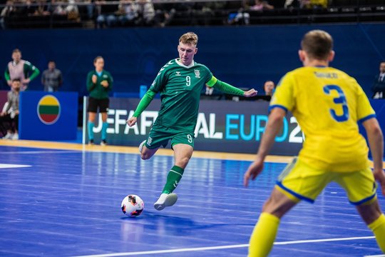 Žiūrovų rekordą įvertinęs rinktinės kapitonas J. Zagurskas: „Dėl tokių akimirkų kyla didelis džiaugsmas“