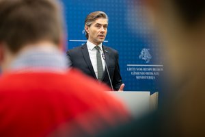 K. Budrys su Ukrainos vicepremjeru telefonu aptarė šalies integraciją į ES