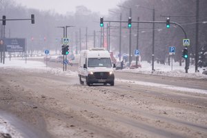 Iš „Grindos“ – įspėjimas vilniečiams: rytinio piko metu eismo sąlygos gali būti itin sudėtingos