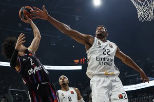 Šešis laimėjimus iš eilės turėjusio „Real“ traukinys sustabdytas: parklupdė ispanus kuklus „Paris Basketball“