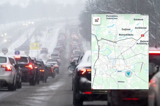 Rytinis kantrybės išbandymas vairuotojams: didieji Lietuvos miestai vaduojasi iš spūsčių