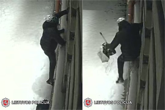 Policija sulaikė vagyste iš Kultūros ministerijos įtartą vyrą – vagišius atsidūrė už grotų