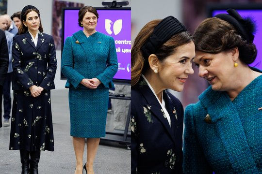 Karališka duoklė britų mados namams: Danijos karalienė Mary pakerėjo itin brangiu įvaizdžiu