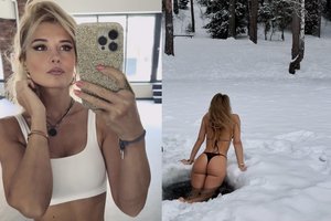 Spaudžiant šaltukui Jolanta Leonavičiūtė drąsiai nėrė į eketę: paviešino pikantišką akimirką