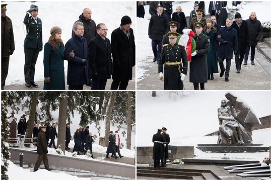 Antakalnio kapinėse – Danijos karališkoji pora ir R. Kaunas: užfiksavo ceremoniją