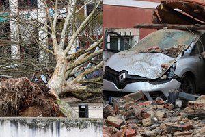 Portugalijoje praūžus audrai – auga aukų skaičius