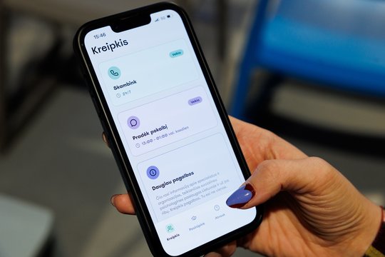 Pagalba, kuri visada šalia: „Jaunimo linija“ pristato pirmąją emocinės pagalbos programėlę Lietuvoje