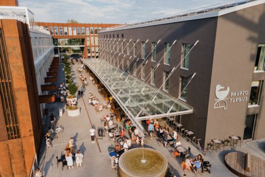 Paupio Turgus food court maintained stable visitor traffic and generated a turnover of EUR 7.5 million last year.