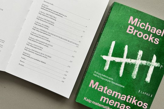 Matematikos menas: knyga tiems, kurie manė, kad matematika – ne jiems