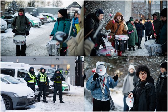 Užfiksavo protestą prieš JAV grasinimus okupuoti Grenlandiją: ko dar reikalavo susirinkusieji
