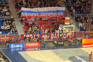 „Žalgirio“ dvikovoje Vitorijoje – diskusijas sukėlusių splavų vėliava ir baskų fanų pareiškimas