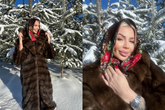 Iš viešumos dingusi Marina Bui parodė savo originalų žiemos stilių