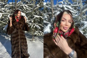 Iš viešumos dingusi Marina Bui parodė savo originalų žiemos stilių