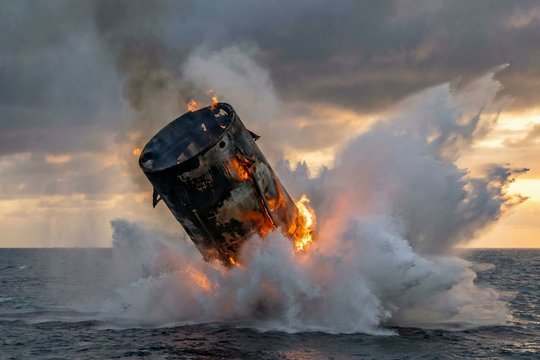 Paskelbė, kur nukrito Kinijos raketos pakopa