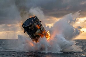 Paskelbė, kur nukrito Kinijos raketos pakopa