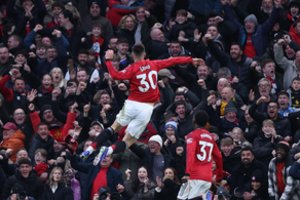 „Manchester United“ iškovojo Holivudinę pergalę