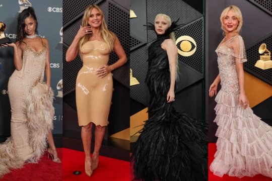 Los Andželą sudrebino „Grammy“ puota: ant raudono kilimo – išsipusčiusi Holivudo grietinėlė