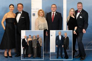 Šalčio nepabūgo: į labdaros renginį Palangoje plūdo kviestiniai svečiai