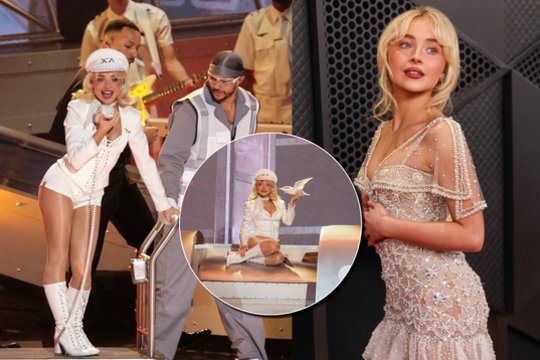 „Grammy“ apdovanojimuose pasirodžiusi S. Carpenter sukėlė skandalą: tai, ką atsinešė į sceną, piktina tūkstančius