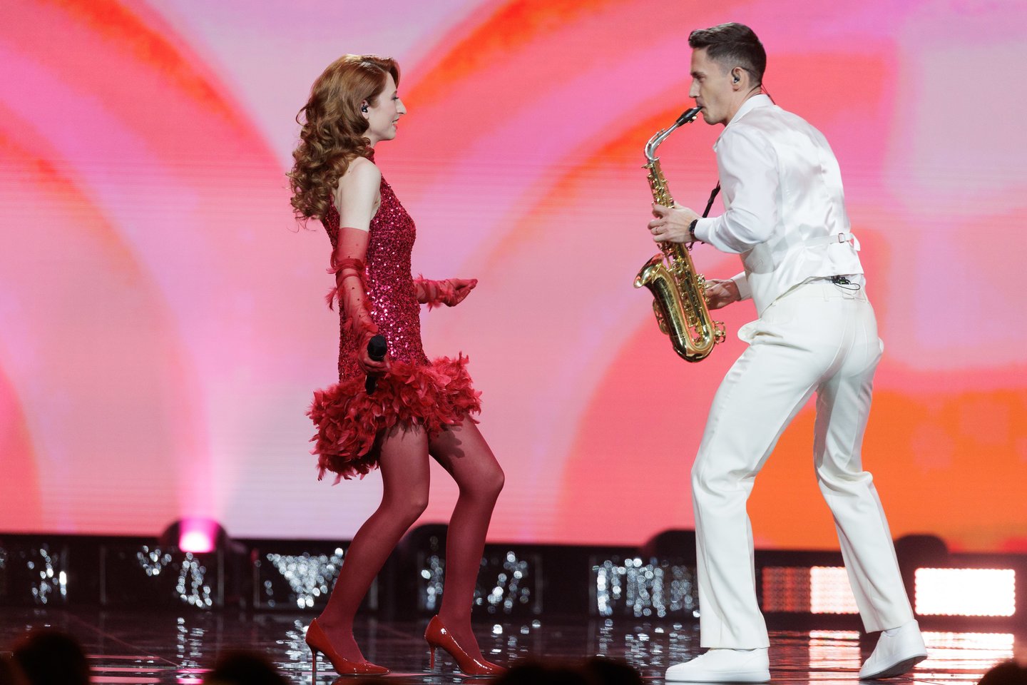 Nacionalinės „Eurovizijos“ atrankos filmavime –  ir garsūs vardai.<br> V. Skaraičio nuotr.