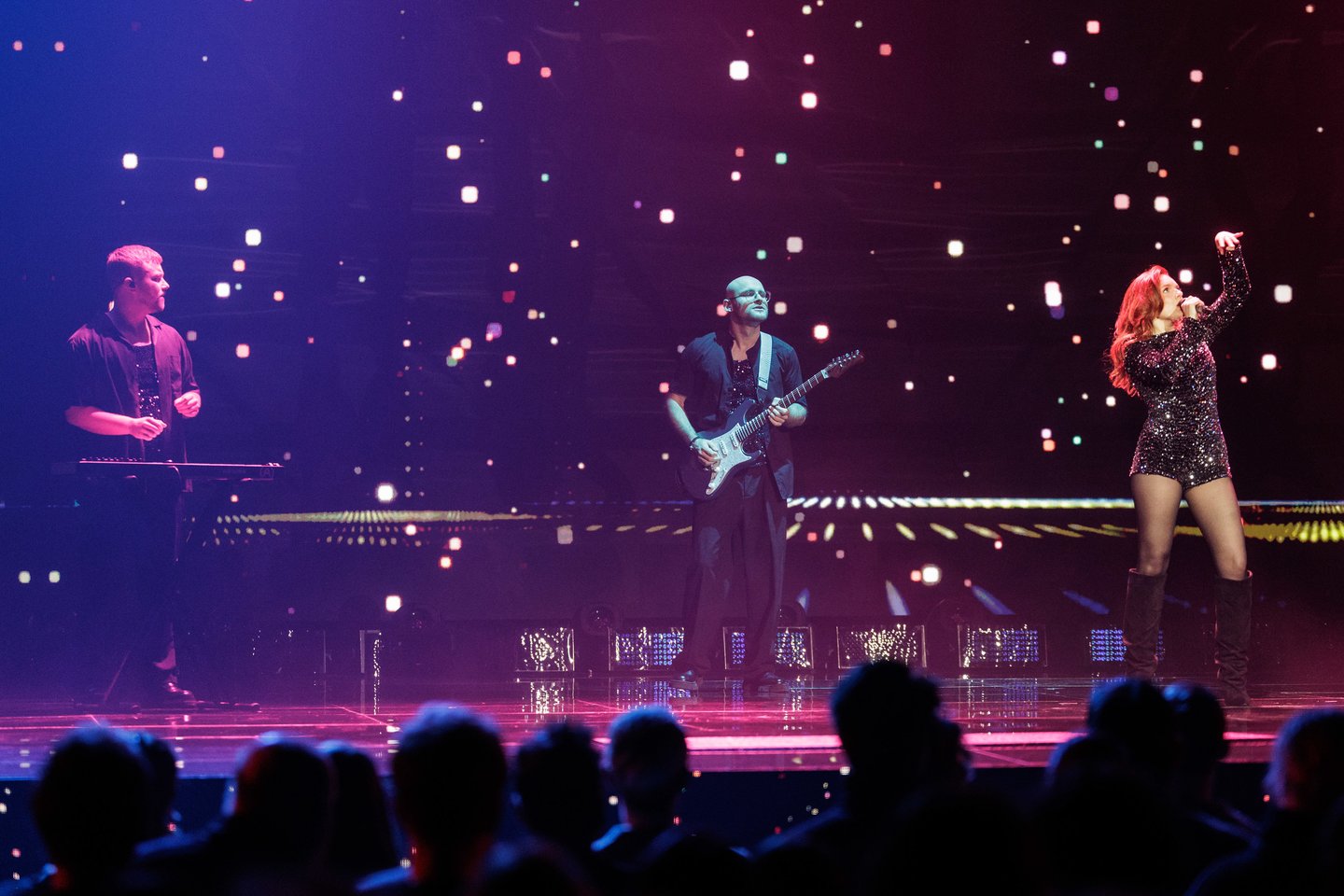 Nacionalinės „Eurovizijos“ atrankos filmavime –  ir garsūs vardai.<br> V. Skaraičio nuotr.