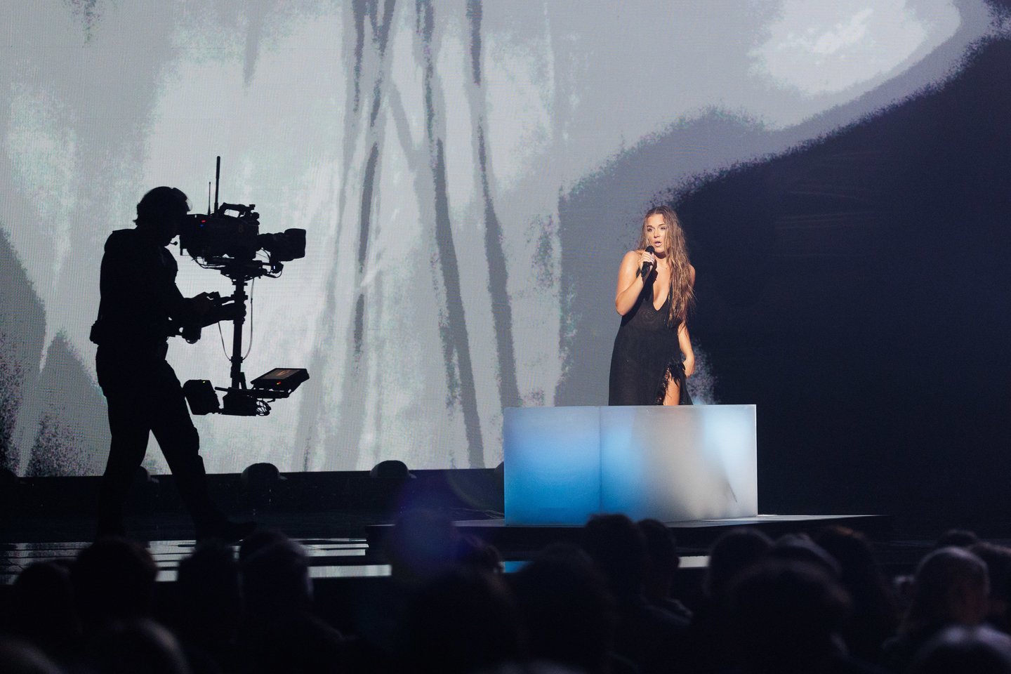 Nacionalinės „Eurovizijos“ atrankos filmavime –  ir garsūs vardai.<br> V. Skaraičio nuotr.