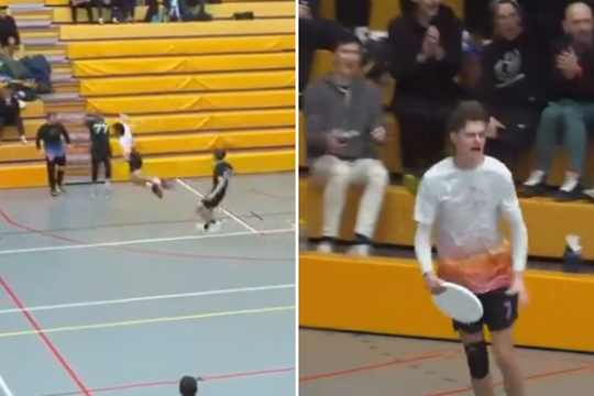 Lietuvos rinktinės rungtynėse – įspūdingas atletiškumas: epizodas žaibiškai plinta internete