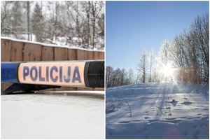 Ant nukasto lauko keliuko Šalčininkų r. rastas sustingęs vyro kūnas