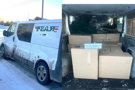 VSAT pareigūnai sučiupo kaunietį su daugiau kaip 15 tūkst. pakelių cigarečių