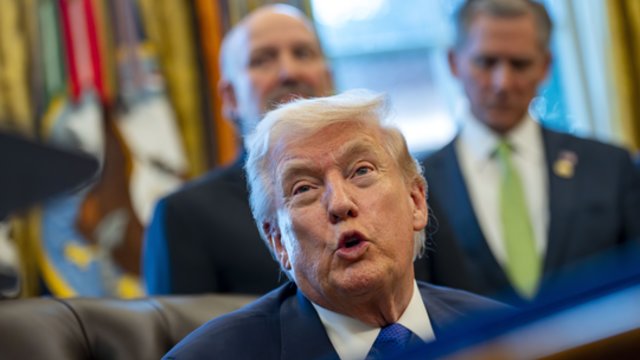 D. Trumpas prabilo apie geras naujienas dėl karo Ukrainoje: „Sakau tai pirmą kartą“