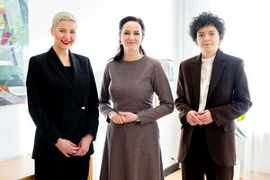 I. Ruginienė susitiko su Baltarusijos opozicijos lydere M. Kalesnikava