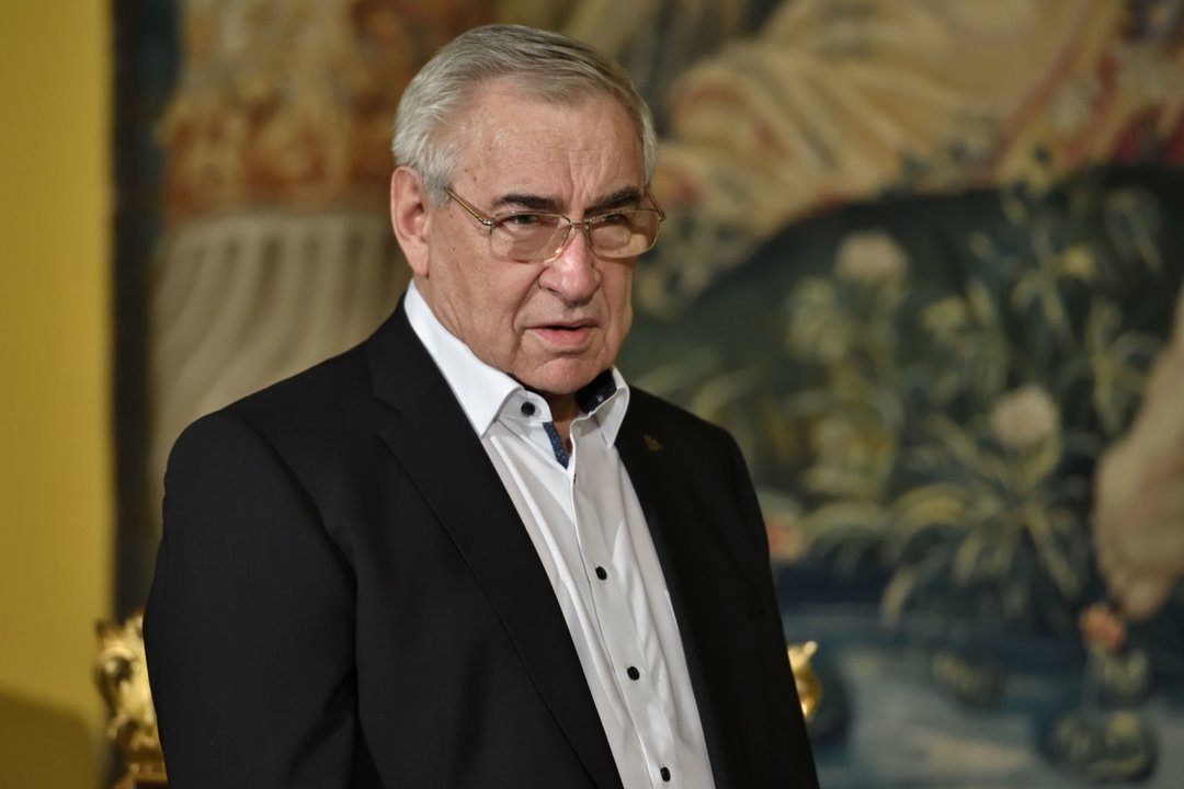 Sveikinimas Valdovų rūmų muziejaus mecenatui Pranui Kizniui