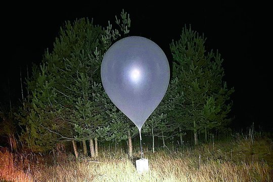 Tos pačios problemos: į Lenkiją vėl įskrido kontrabandiniai balionai iš Baltarusijos