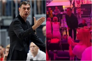 Kasdien to nepamatysi: G. Bartzokas šoko į tribūnas aiškintis santykių su sirgaliumi