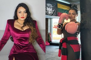 Monika Falcon prikaustė internautų dėmesį: pasirodė su bokso pirštinėmis