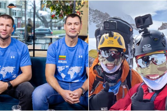 Viršukalnes įveikę Justas ir Nerijus įvardijo tokių kelionių kainas: kai kurie atskrenda tik dėl asmenukės