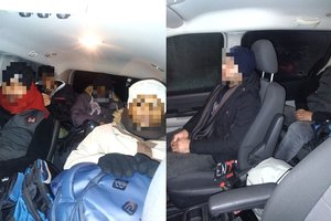 Pasieniečiai pričiupo Druskininkų gyventoją, iš Rygos gabenusį šešis „prieglobsčio prašytojus“