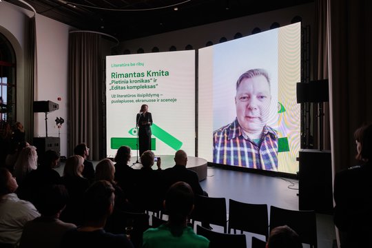 Vilniaus geležinkelio stoties renginių erdvėje trečiadienį iškilmingai apdovanoti leidybos profesionalai