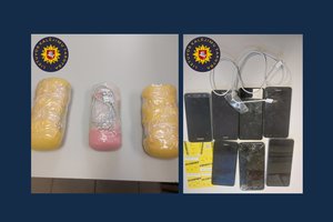 Marijampolės kalėjime rasti trys paketai su telefonais