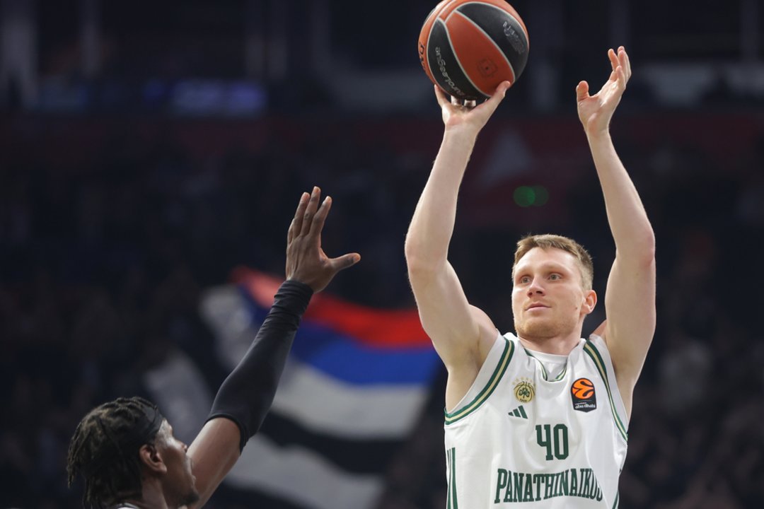 Rekordinį minučių kiekį žaidęs M. Grigonis pataikė tritaškį, bet neturėjo vilčių prieš „Partizan“