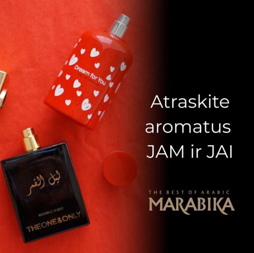  „Marabika“ – rinkoje lyderiaujanti arabiškų kvepalų parduotuvė, siūlanti tik kruopščiai atrinktus kvepalus iš Jungtinių Arabų Emyratų.