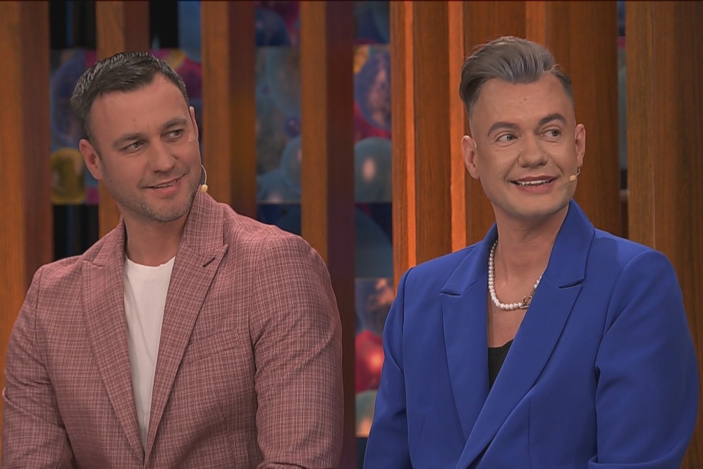 Karolis Murauskas su broliu.