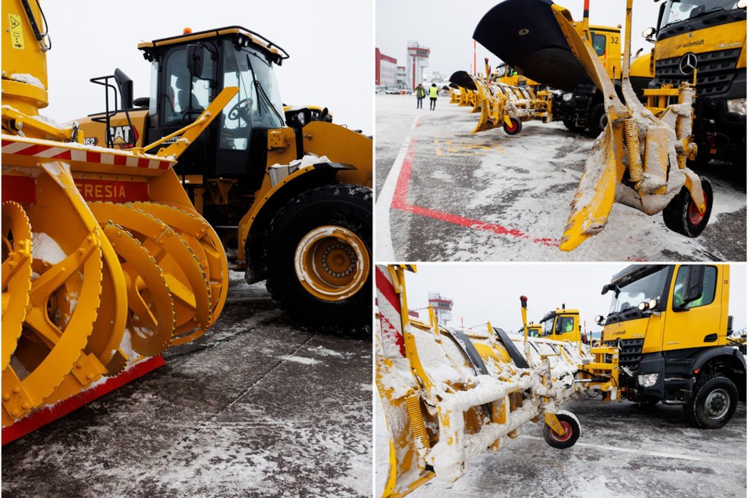 Lietuvos oro uostuose – išskirtinė naujutėlaitė technika: paruoš kilimo ir tūpimo takus