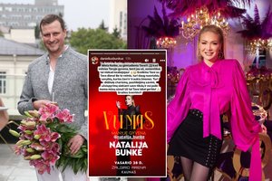 Danielius Bunkus paviešino jautrius žodžius, skirtus Natalijai Bunkei: „Labai gerbiu“