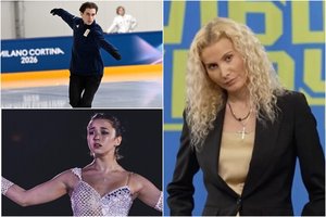 Olimpiadą krečia koktus skandalas – į Milaną su dviem šokėjais atvyko Rusijos trenerė, dopinge jau paskandinusi vieną savo žvaigždę