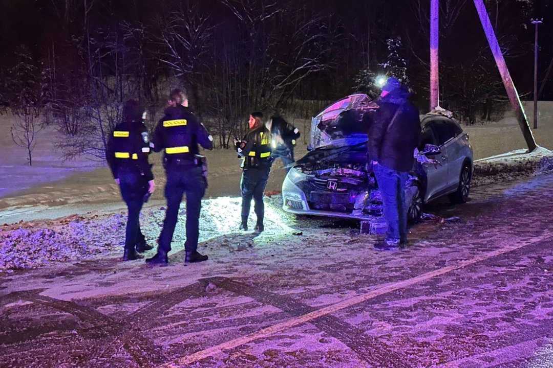 Smarkus automobilių susidūrimas Vilniuje – štai kaip viskas atrodė