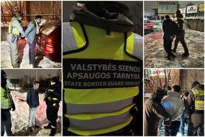 Varšuvoje gyvenantis uzbekas du nelegaliai keliaujančius migrantus Vilniuje atvežė tiesiai į pareigūnų reidą – trijulė sulaikyta