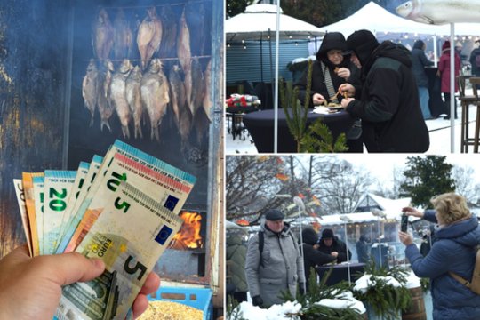 Palangą užvaldžiusioje stintų šventėje – kainų pasiutpolkė, bet pinigų žmonės negaili