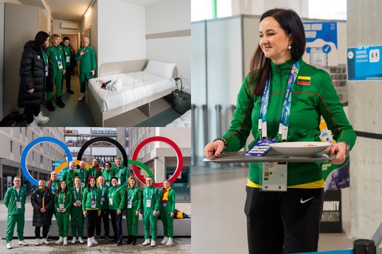 Milane olimpiečius aplankiusi I. Ruginienė kreipėsi į Lietuvą – turėjo vieną prašymą