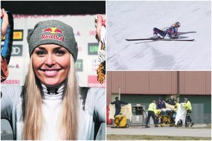 Už kraupaus kryčio olimpiadoje – tikra sporto titanė: neįtikėtiną L. Vonn kelionę lydi pranašingi žodžiai